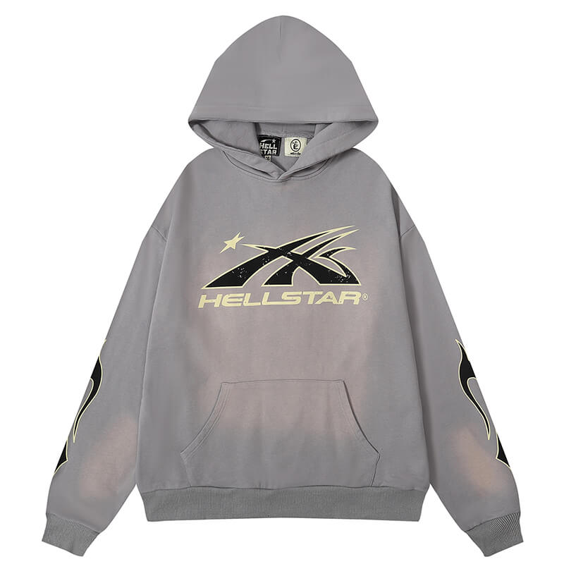 Hellstar Sport Hoodie Grey