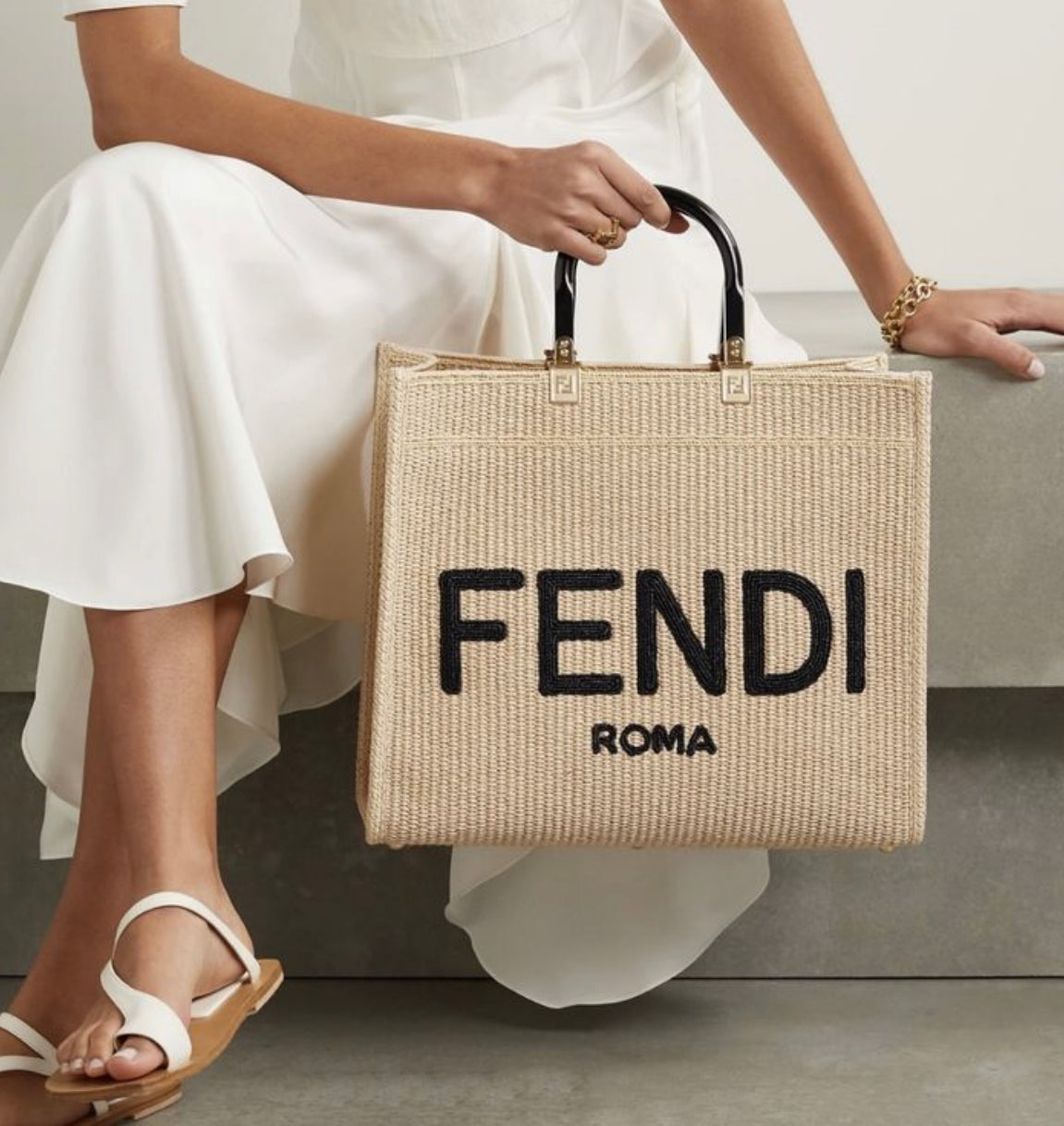 Fendi beach bag