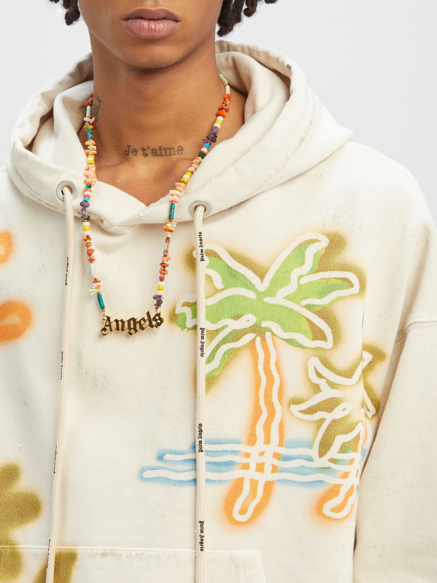 PALM ANGELS NEON HOODIE