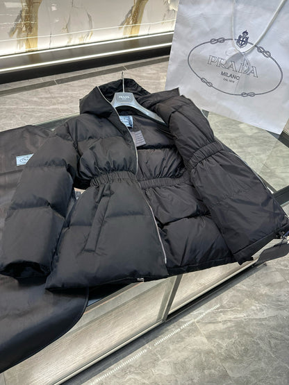 PRADA RE-NYLON PUFFER JACKET WOMAN