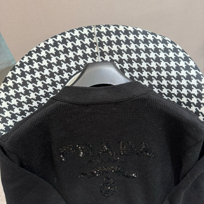 PRADA BLACK CARDIGAN