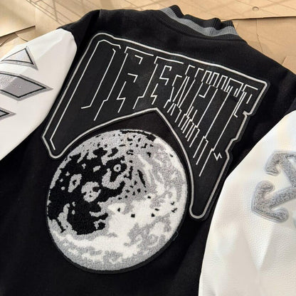 🌙 Off-White Moon Varsity Jacket: Bold and Iconic 🌙