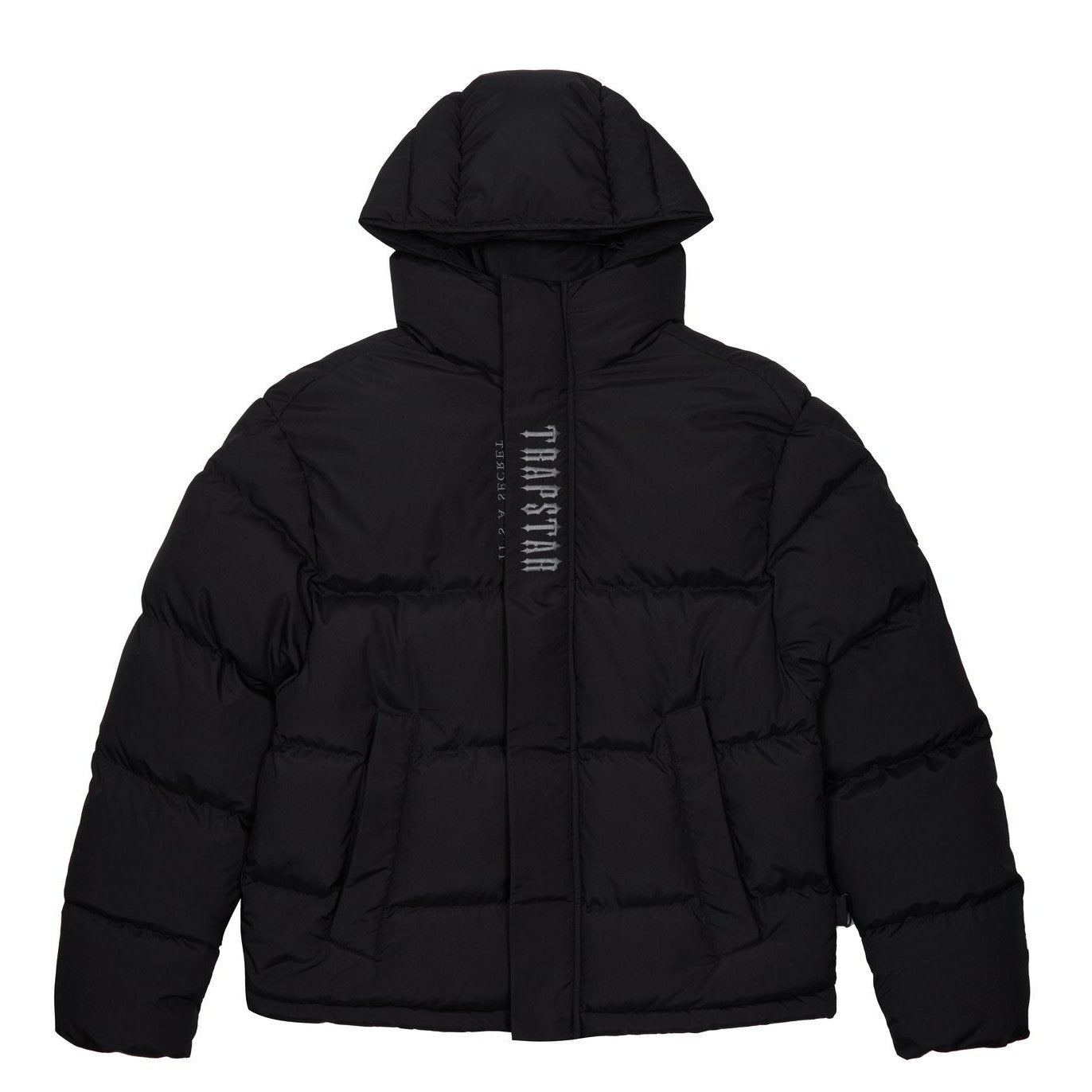 TRAPSTAR DECODED HOODED PUFFER JACKET 2.0 - BLACK