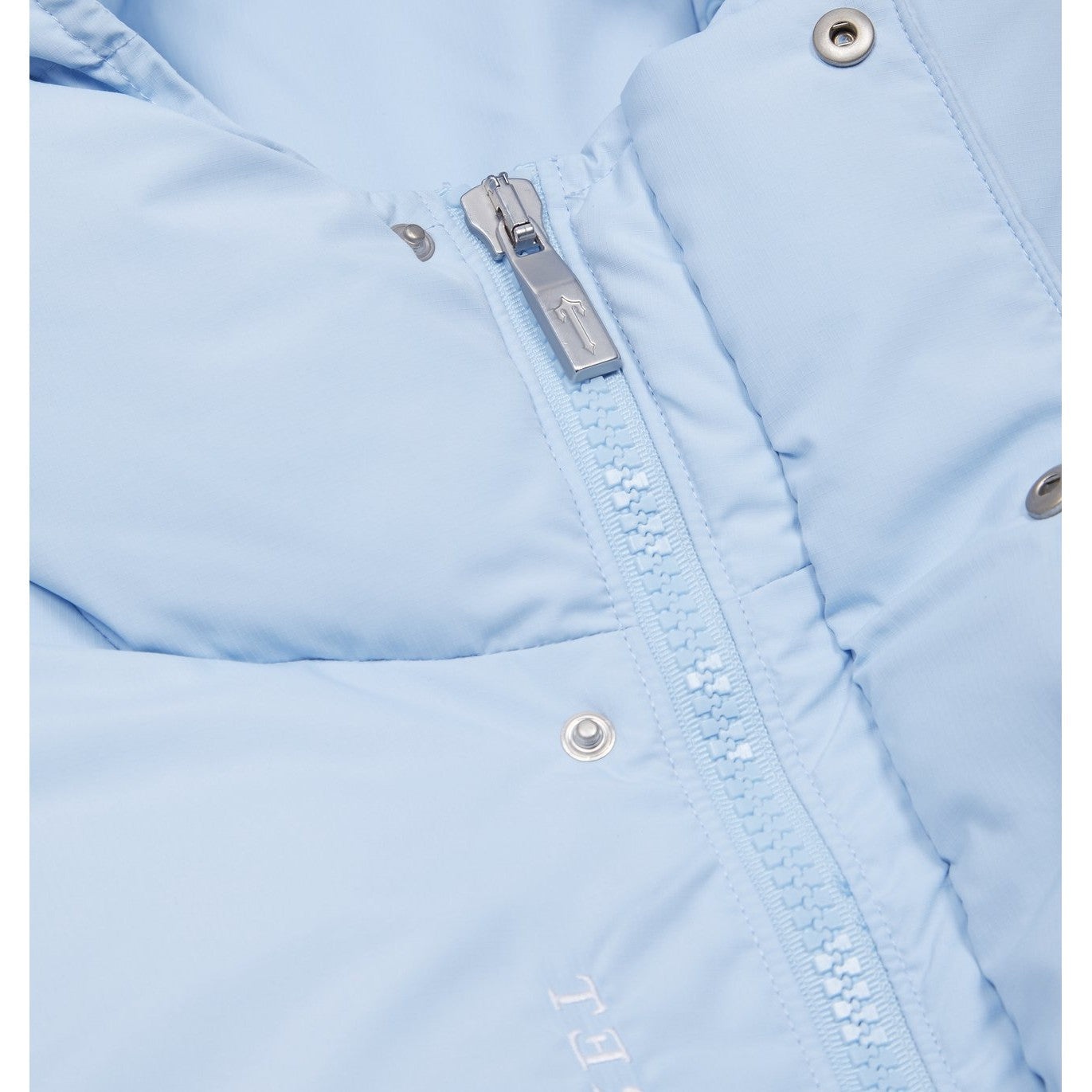 TRAPSTAR DECODED HOODED PUFFER JACKET 2.0 - ICE BLUE