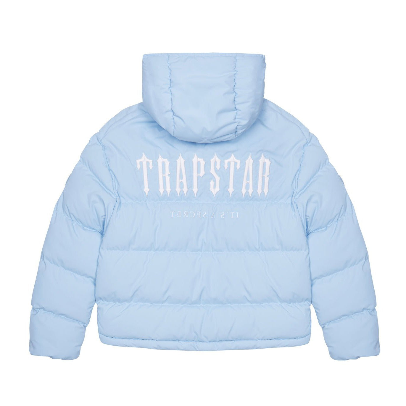 TRAPSTAR DECODED HOODED PUFFER JACKET 2.0 - ICE BLUE